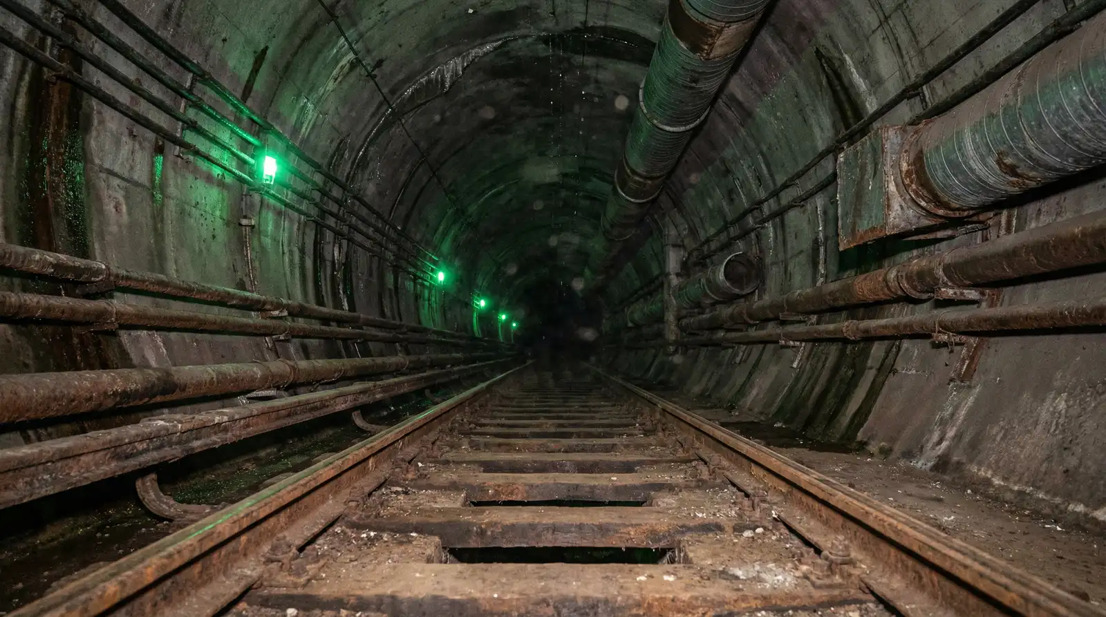 废弃地铁隧道深处 - 暗网禁区 - 城市探险